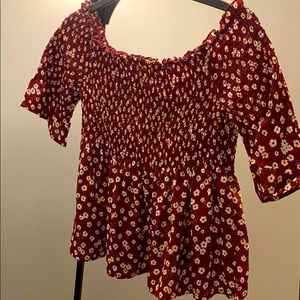 Off-the-shoulder Blouse